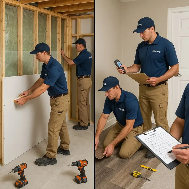 Repairs and Reconstruction process in Blue Ball, PA